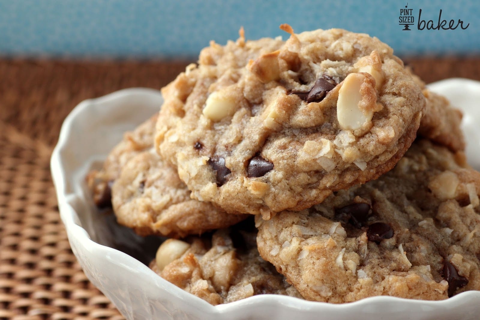 Macadamia Nut Chocolate Chip Cookies With Coconut