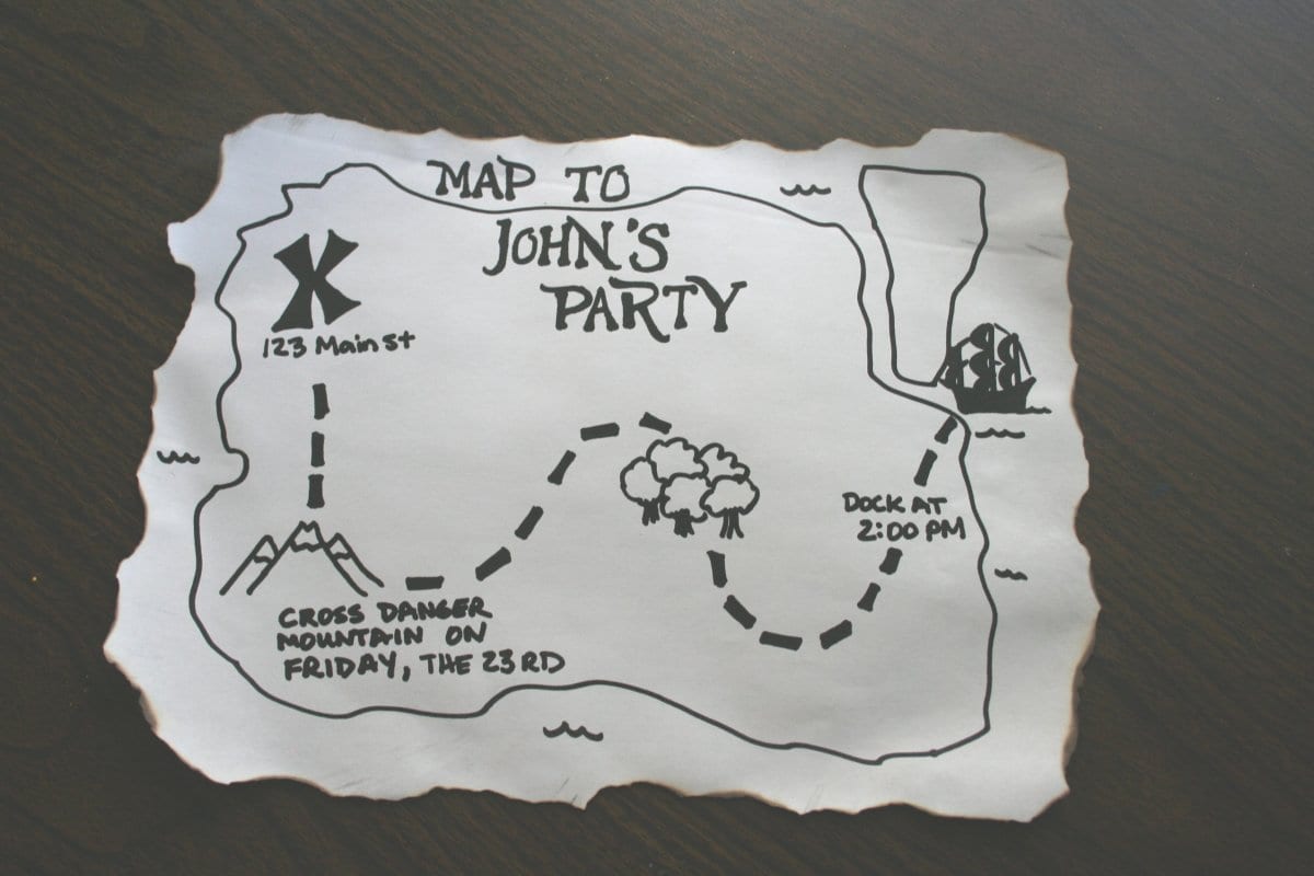 Make A Pirate Party Invitation
