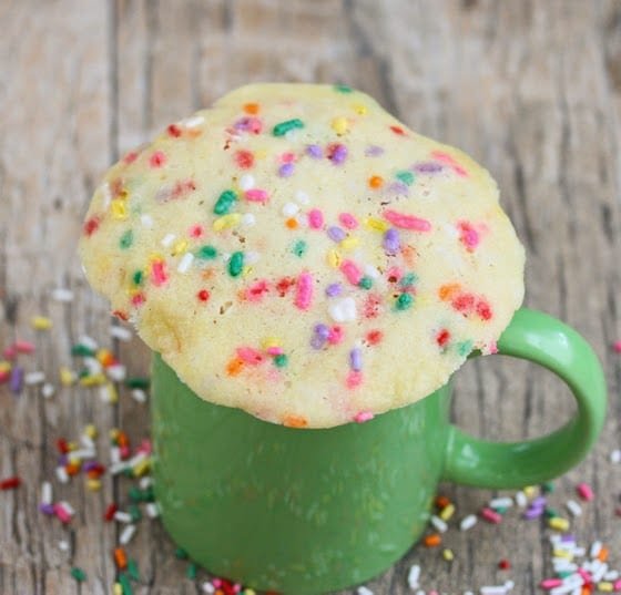 Microwave Mug Sugar Cookie Recipe