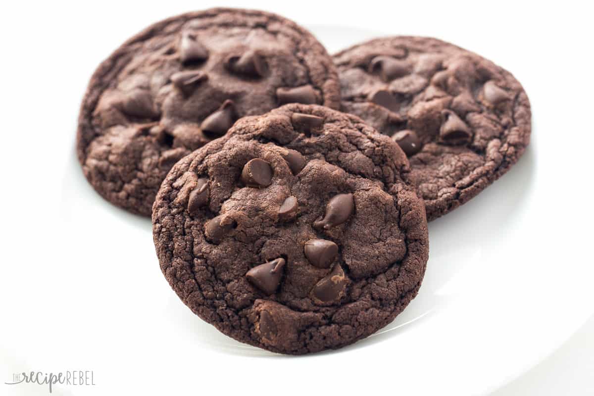 Mom's Double Chocolate Cookies (perfectly Chewy!)