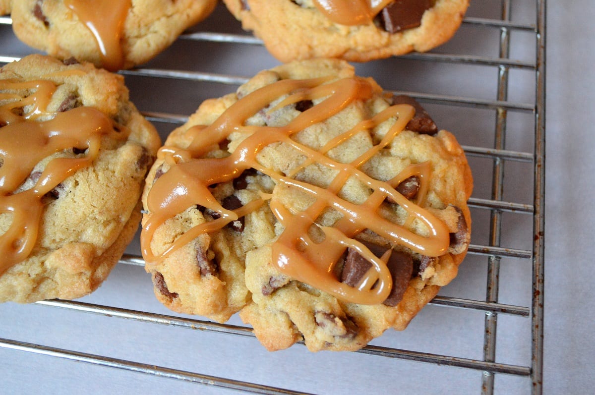 Mrs  Fields Copycat Sea Salt And Caramel Chocolate Chip Cookies