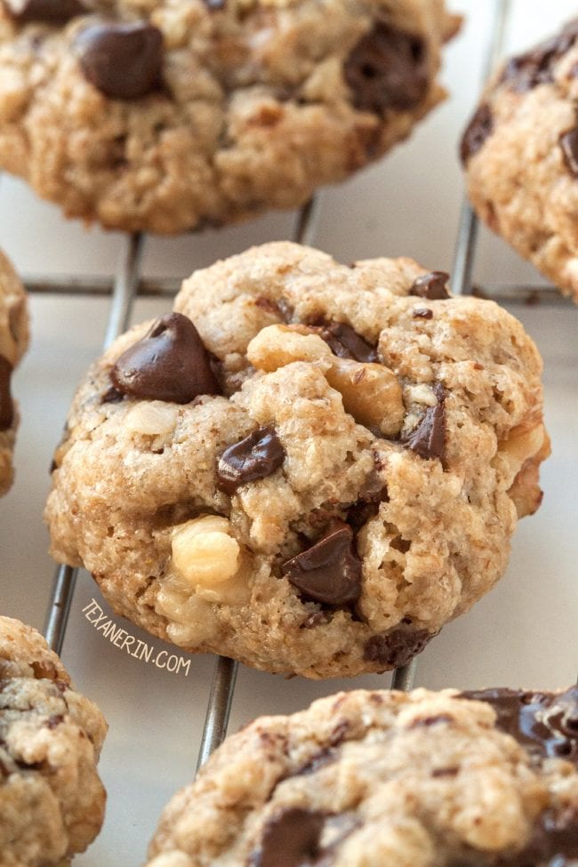 Oatmeal Walnut Chocolate Chip Cookies
