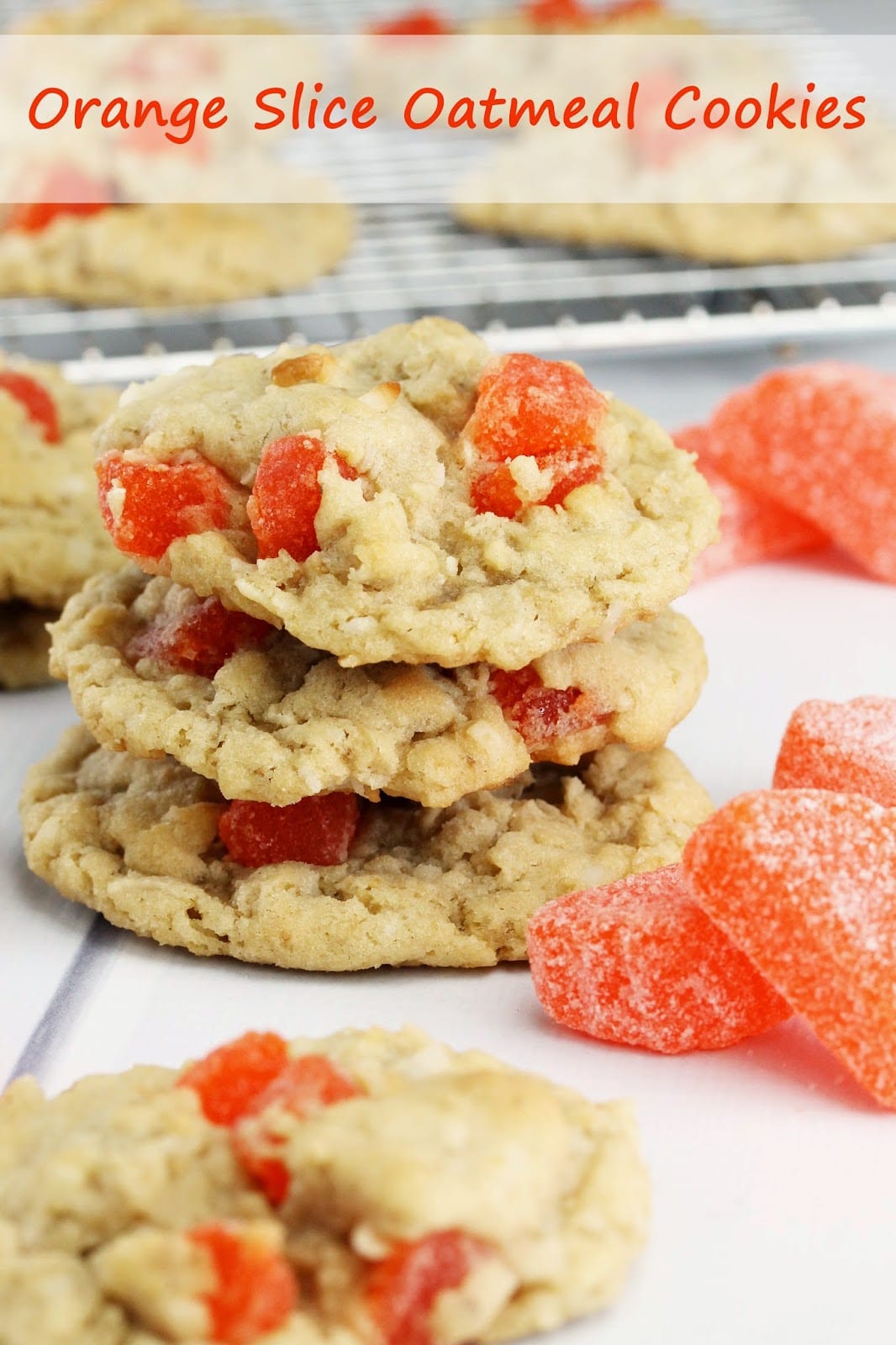 Old Fashioned Orange Slice Oatmeal Cookies