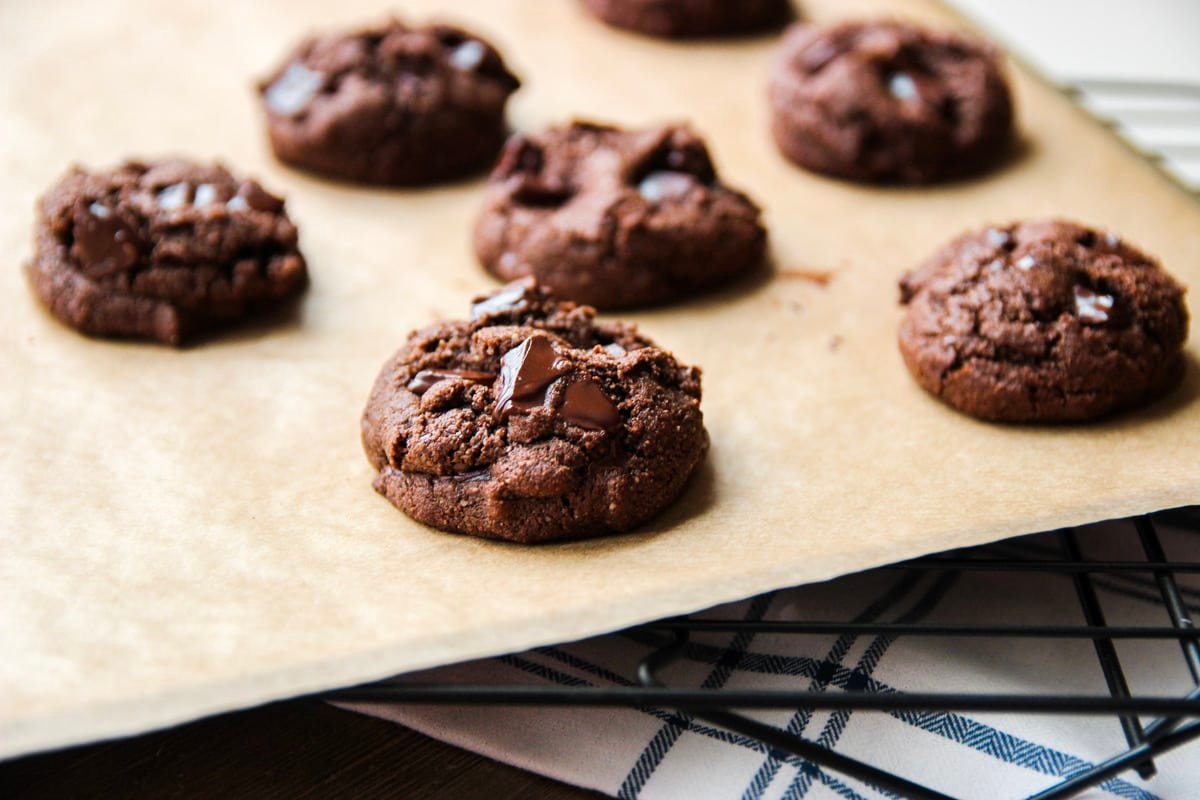 Paleo Double Chocolate Chunk Cookies