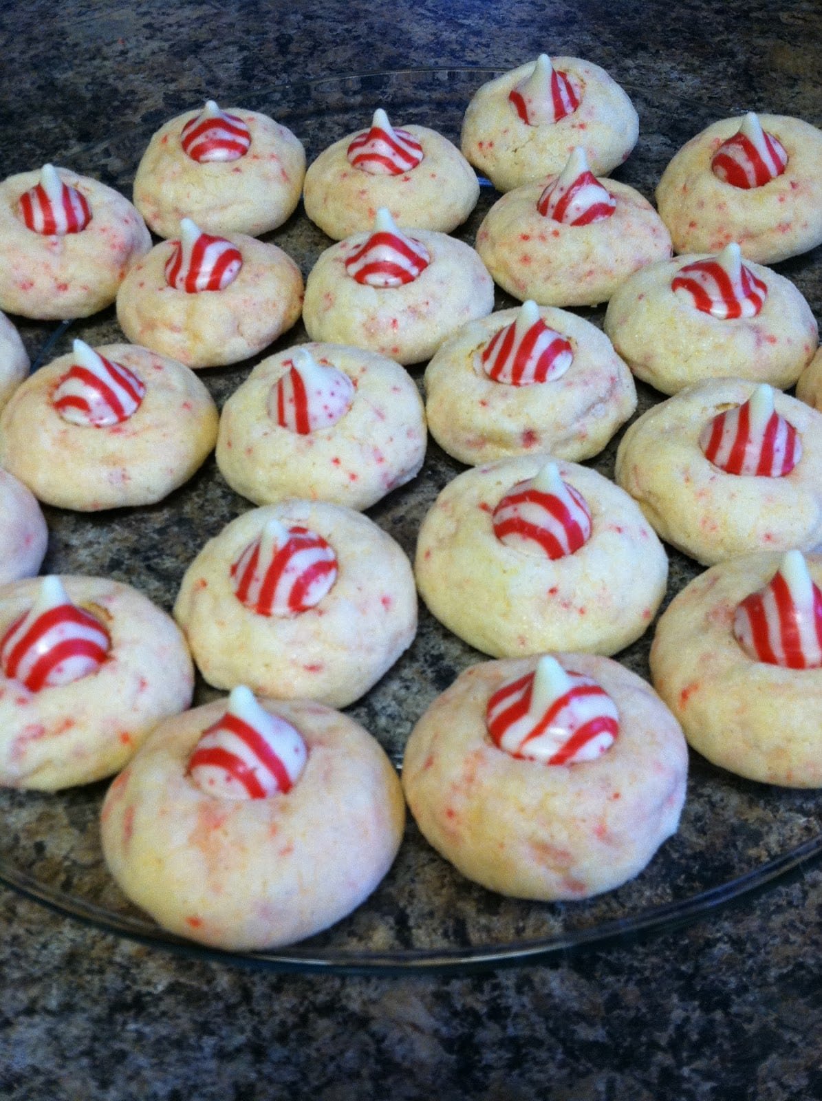 Peppermint Kiss Sugar Cookies And Santa Hat Cake Pops