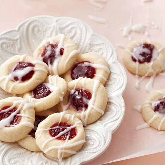 Raspberry Almond Cookies