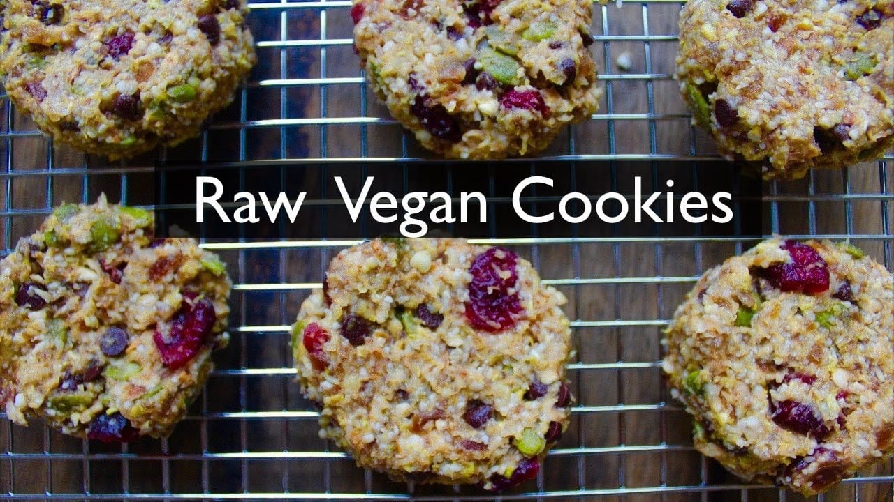 Raw Vegan Trail Mix Cookies With Buckwheat No Dehydrator Needed