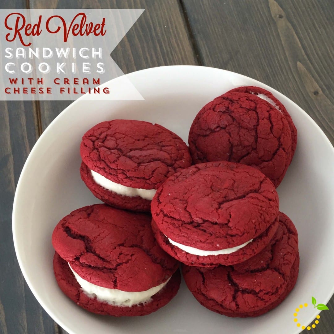 Red Velvet Sandwich Cookies Â· Sweet Lemon Made