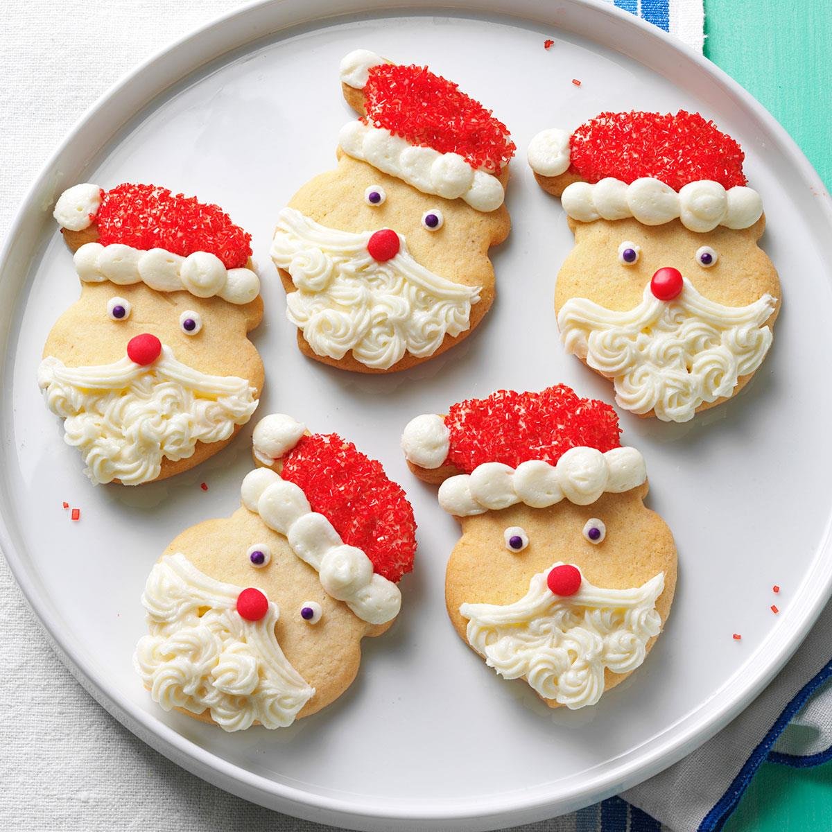 Santa Claus Sugar Cookies Recipe