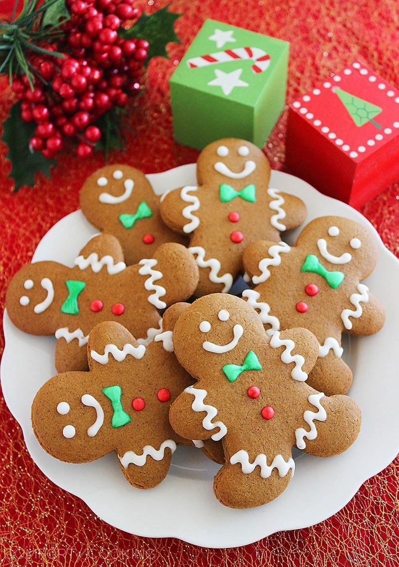 Spiced Gingerbread Man Cookies