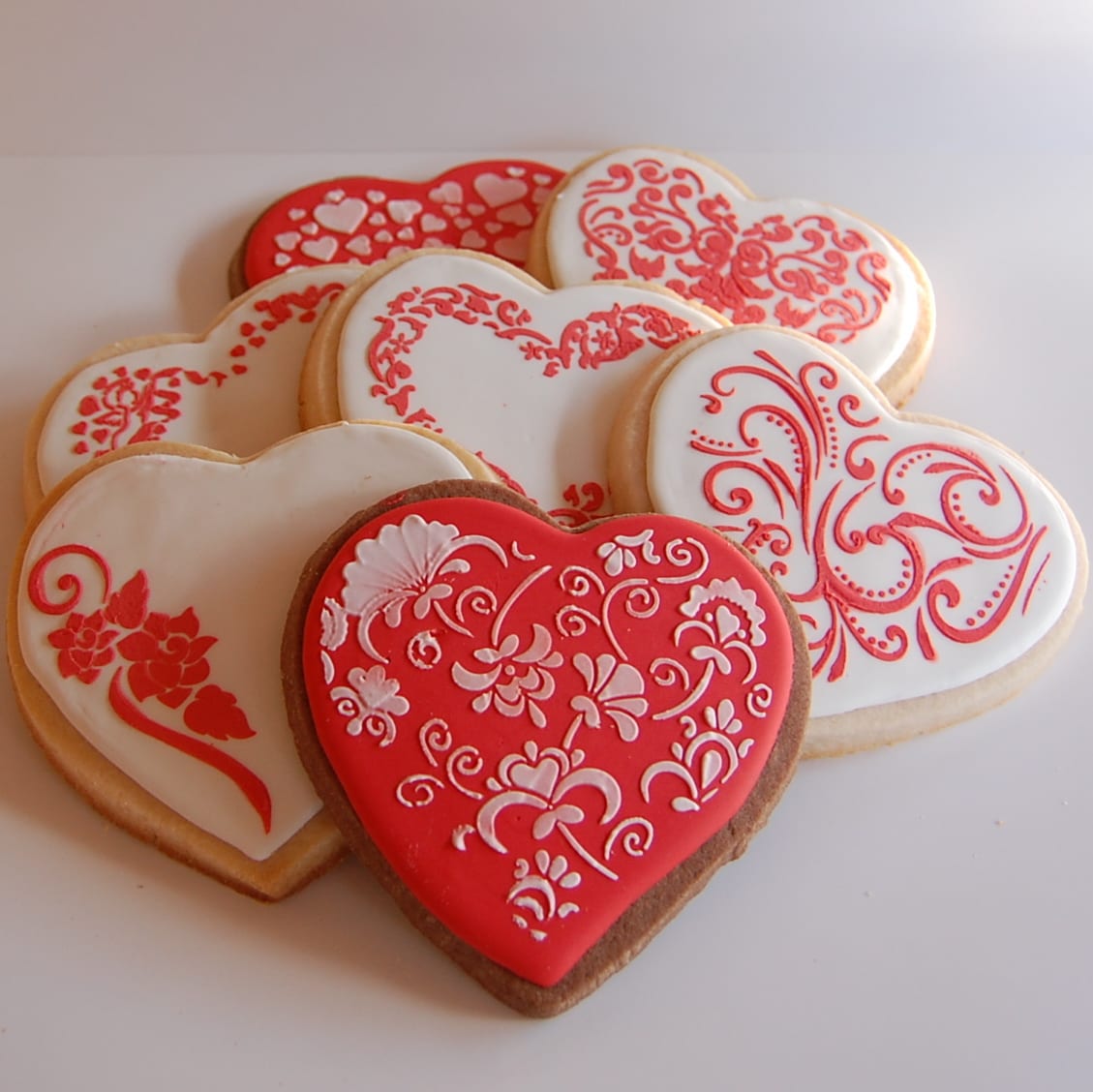 Sugar Cookies For Valentine's Day