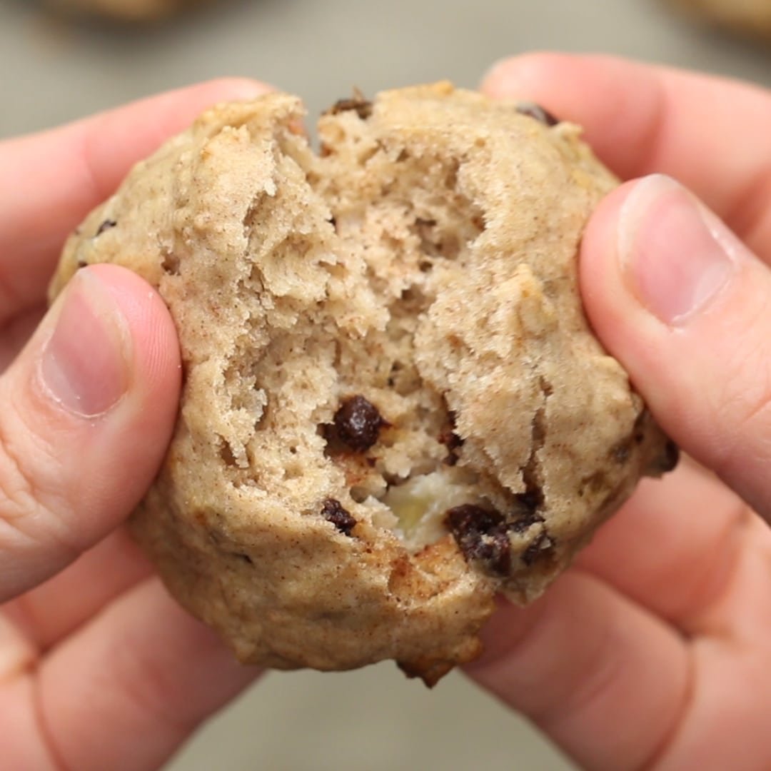 Super Soft Banana Bread Cookies Recipe By Tasty