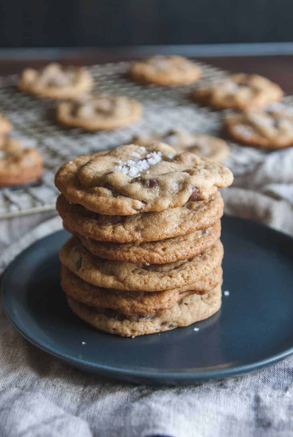The Best Salted Caramel Chocolate Chip Cookies