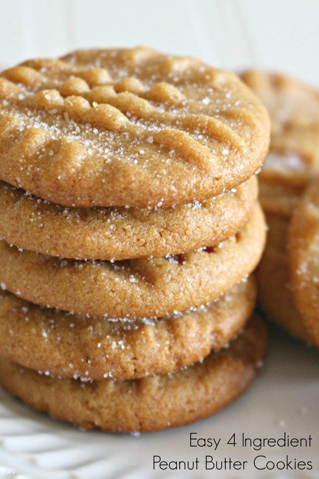 The Easiest Peanut Butter Cookie Recipe Ever!