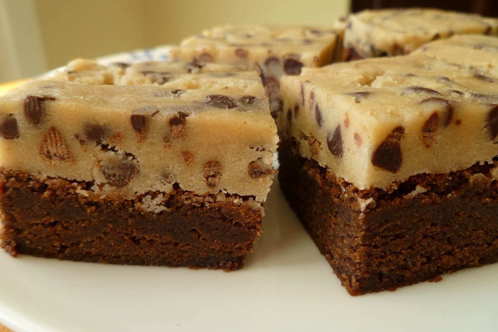 The Pastry Chef's Baking  Chocolate Chip Cookie Dough Brownies