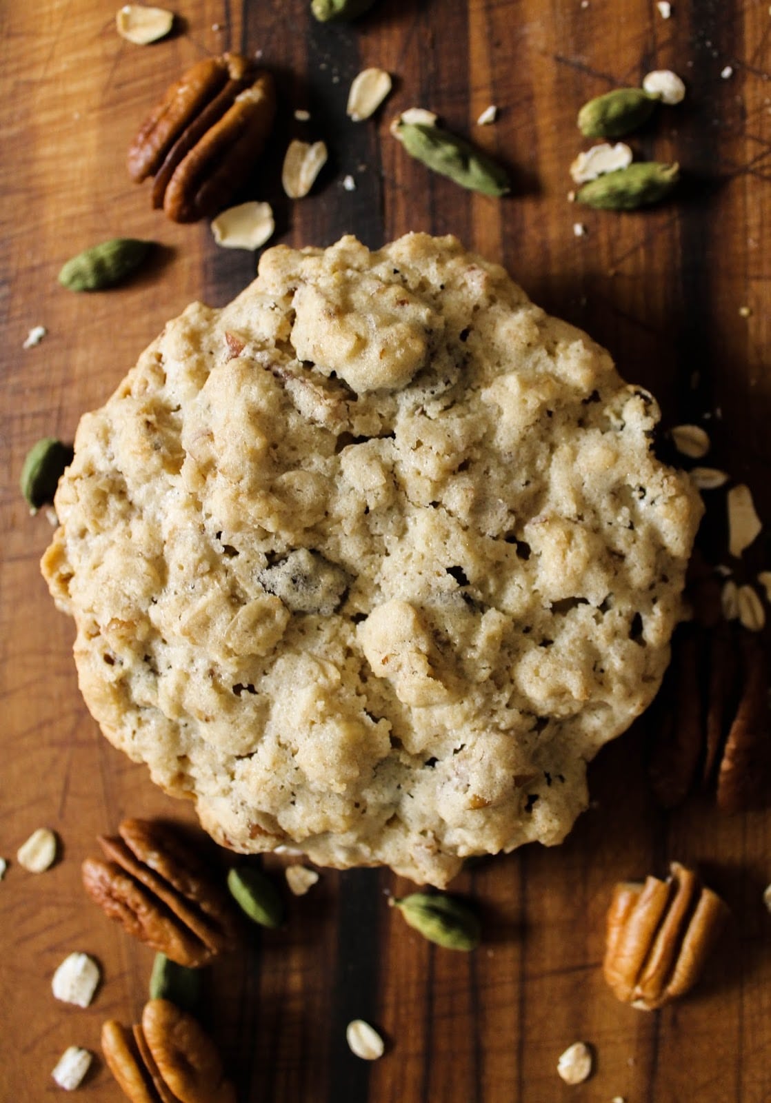 The Quixotic Table  Oatmeal Raisin Pecan Cookies