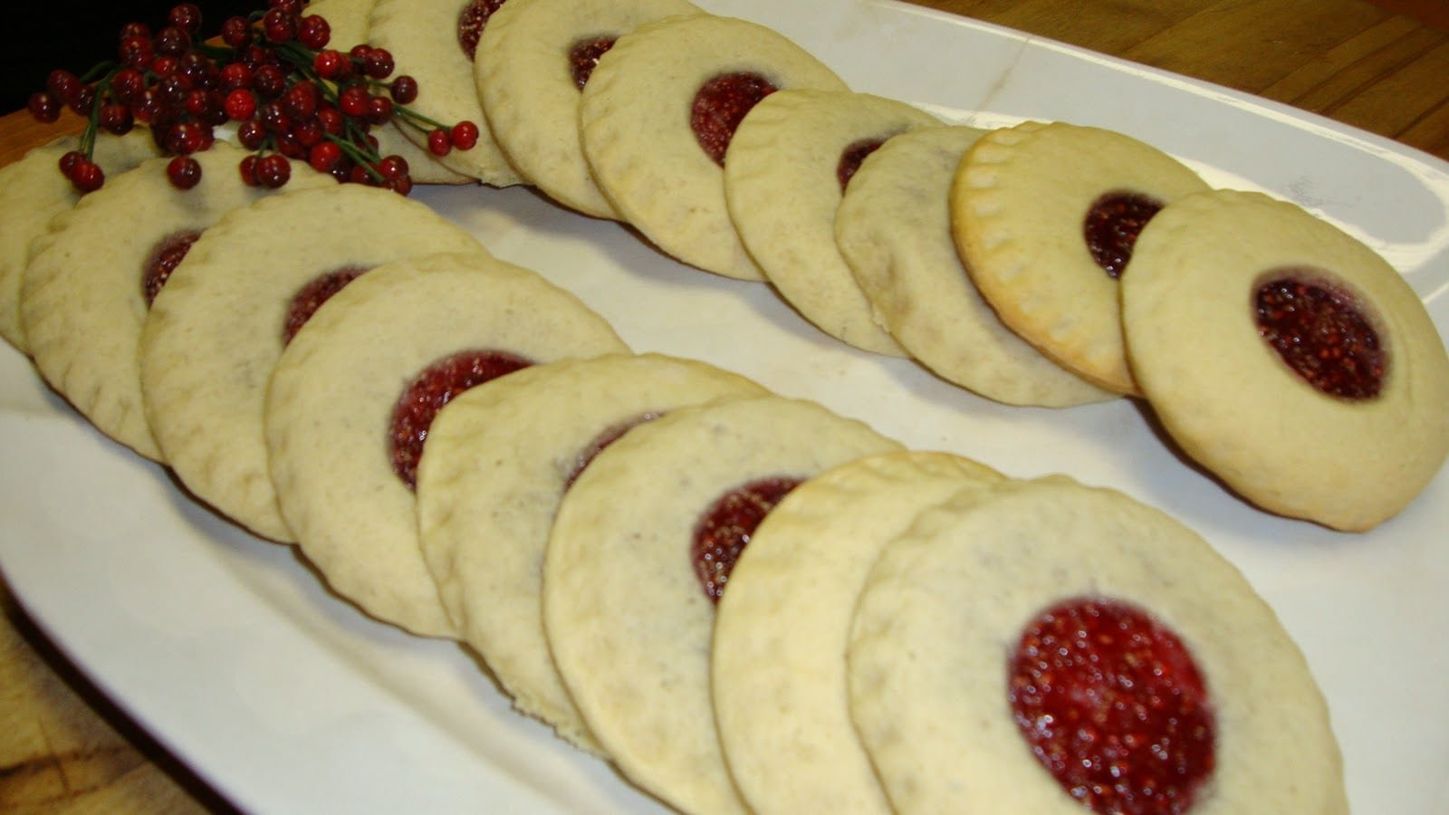 The Wednesday Baker  Raspberry Filled Cookies