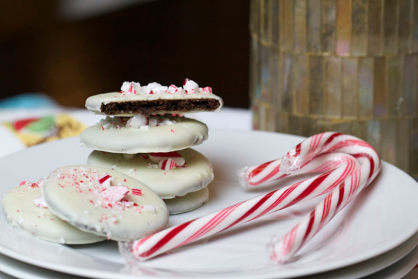 Thyme In Our Kitchen  Peppermint Bark Cookies