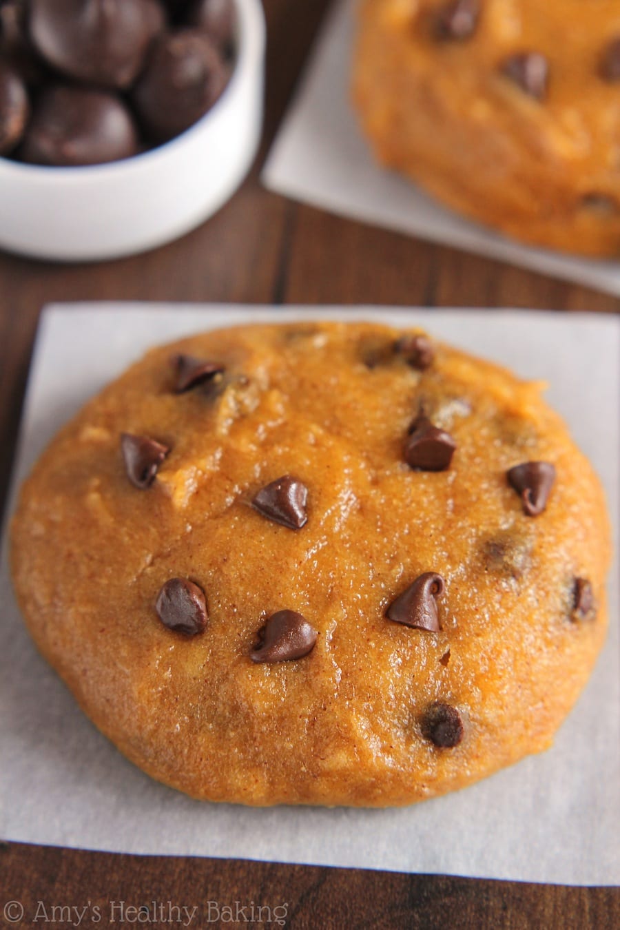 Ultimate Healthy Soft & Chewy Pumpkin Chocolate Chip Cookies