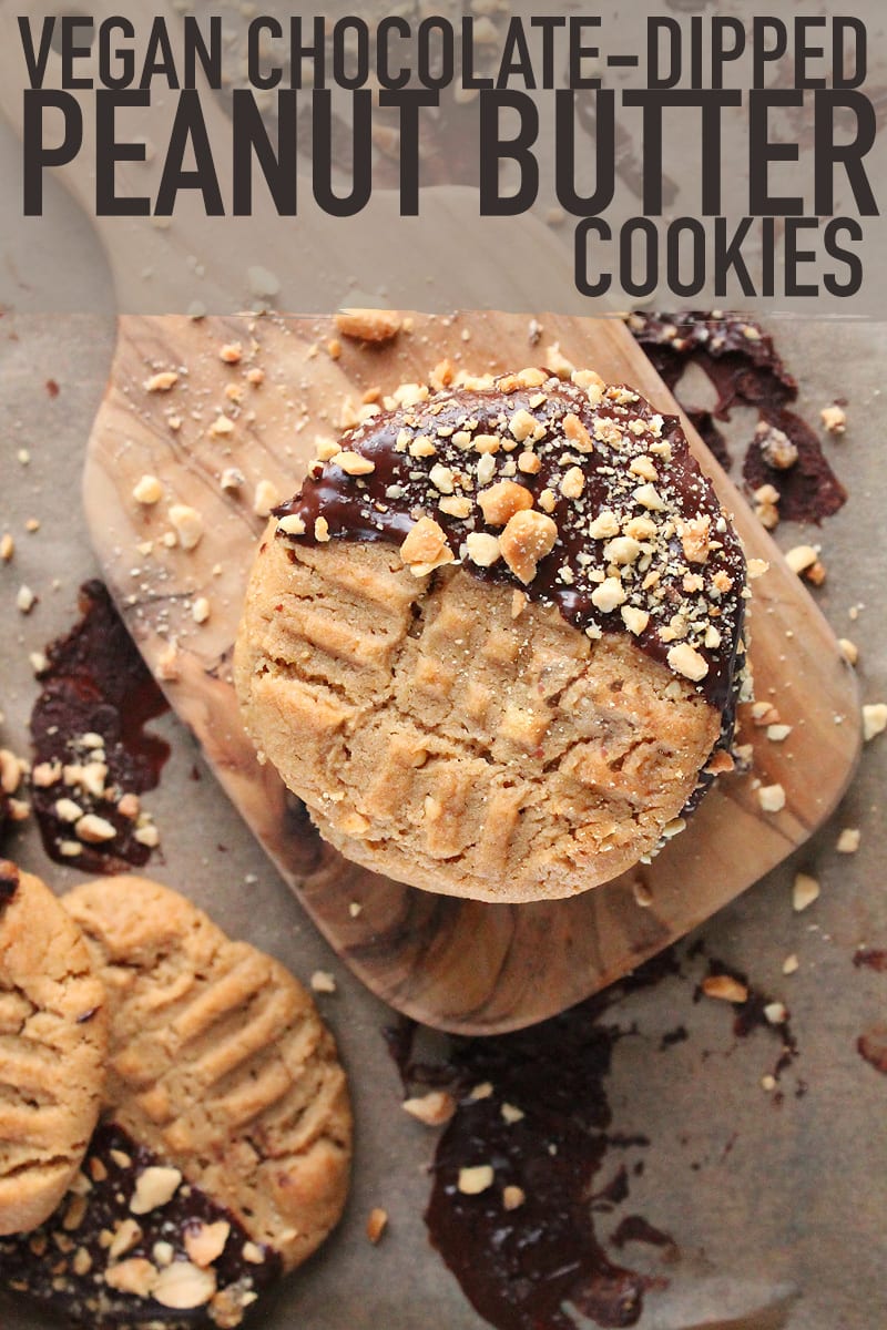 Vegan Chewy Peanut Butter Cookies