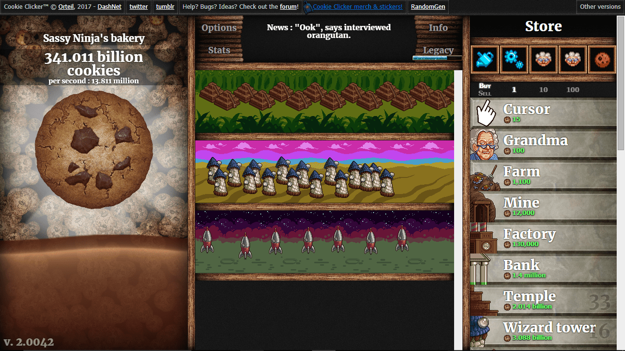 Wasted 2 Days Because Of Cookie Clicker, 3 Billion Cookies Seems
