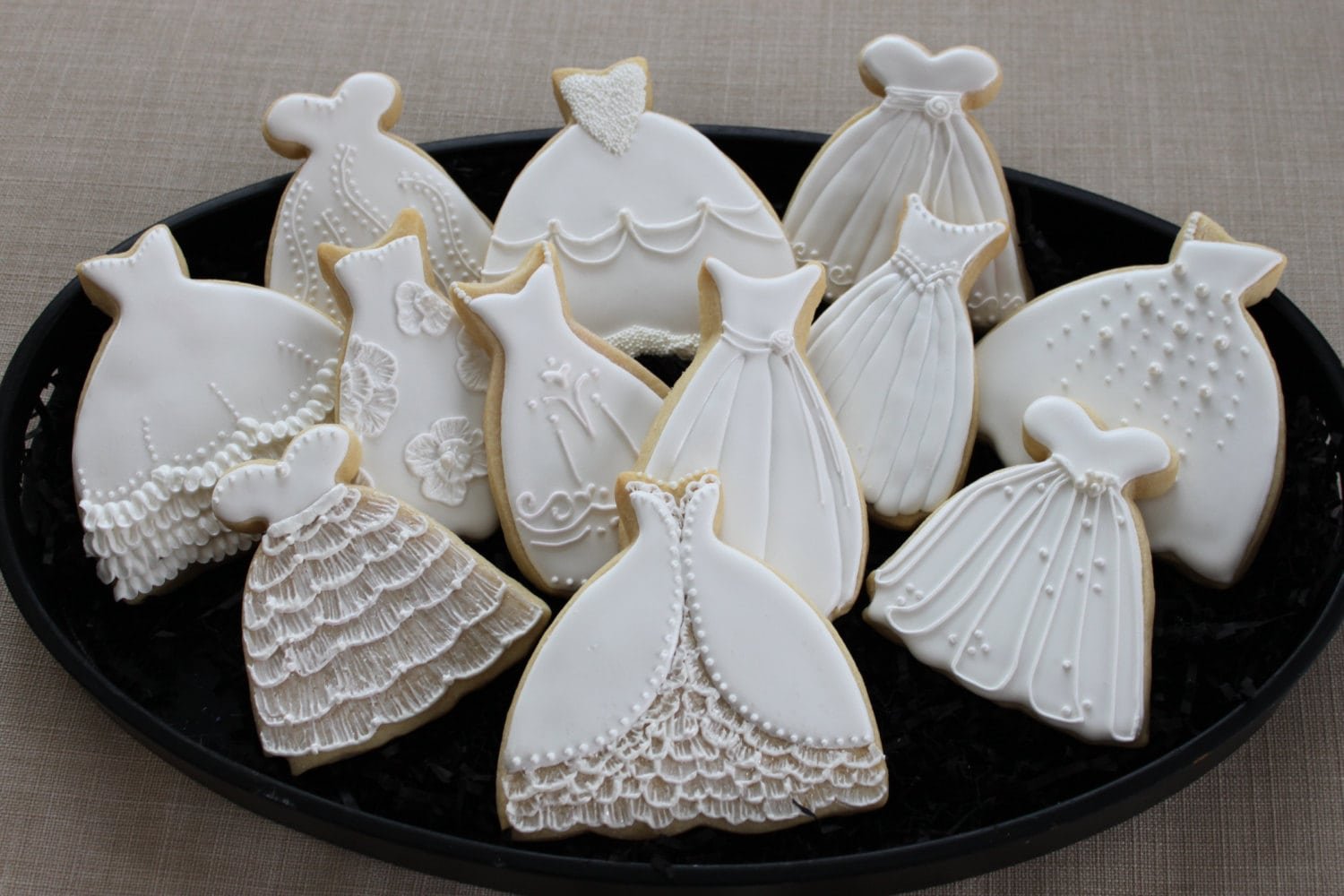 Wedding Dress Cookie Favors Sweet 16 Bridal By 4theloveofcookies