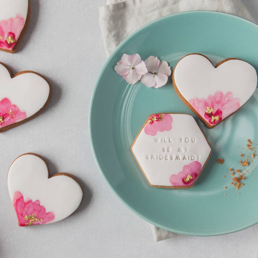 Will You Be My Bridesmaid Biscuit Gift Set By Honeywell Biscuit Co