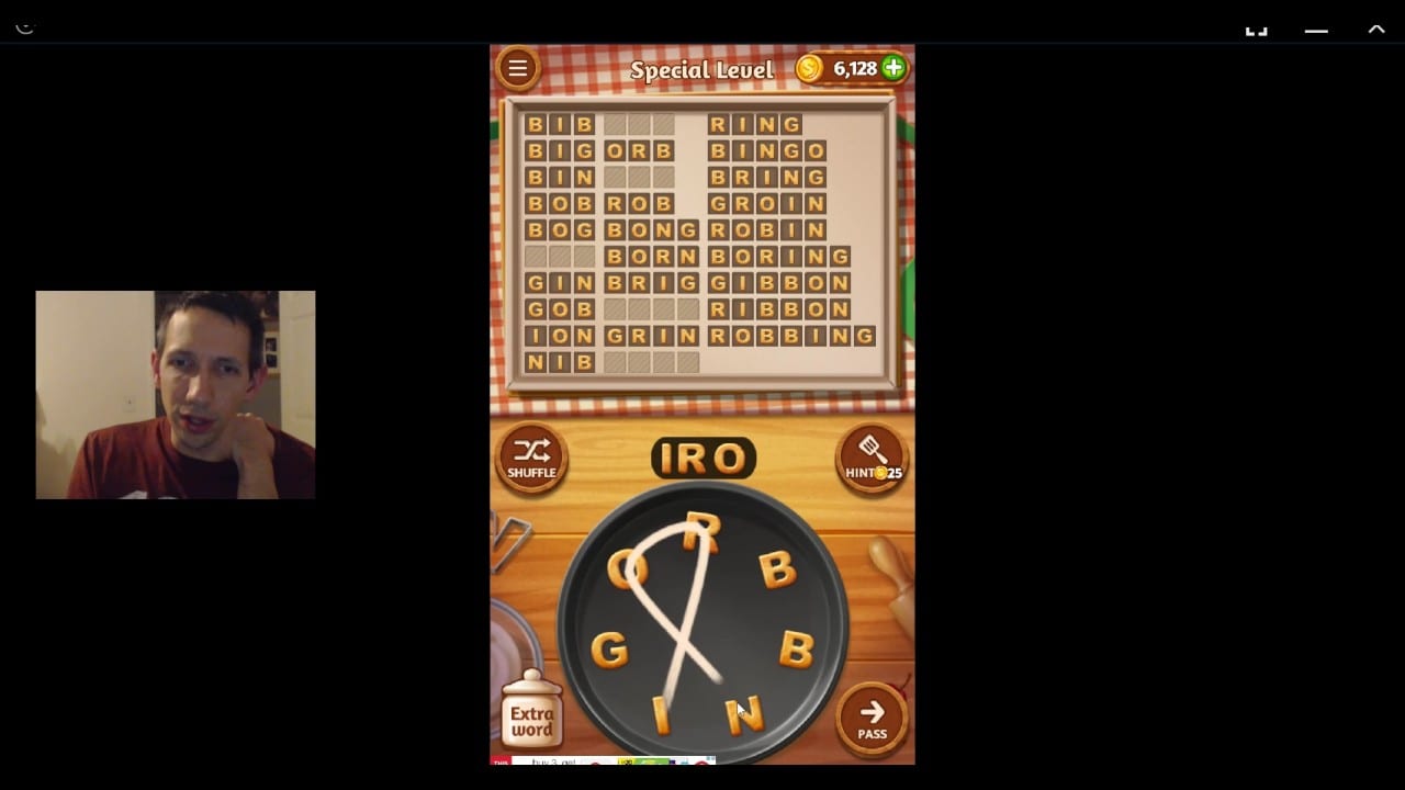 Word Cookies, Celebrity Chef, Cranberry Special Level