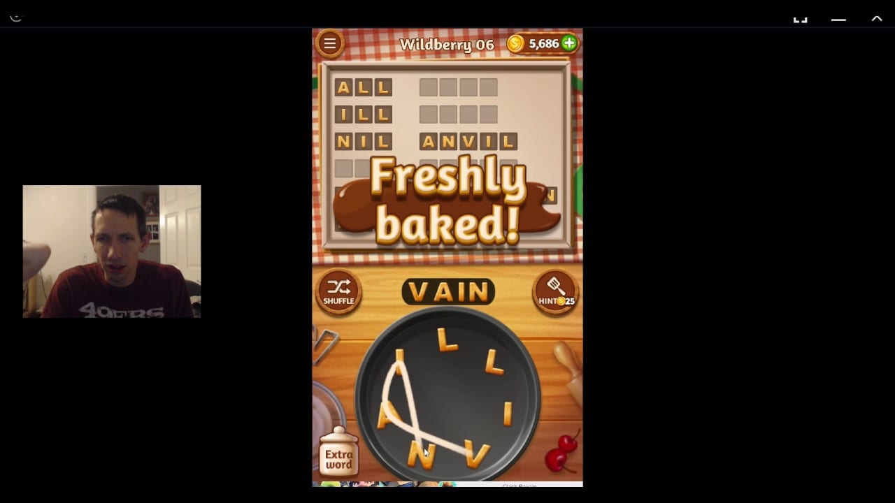 Word Cookies, Celebrity Chef, Wildberry Level 6