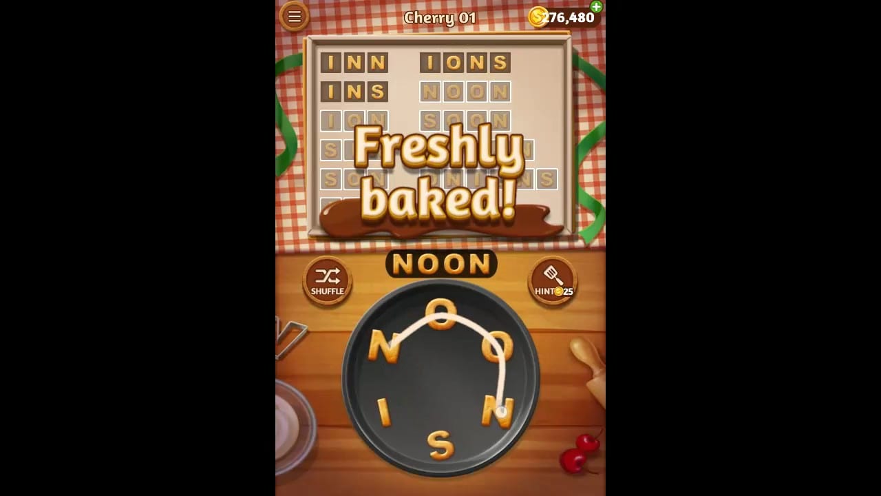 Word Cookies Cherry Pack Level 1 Answers