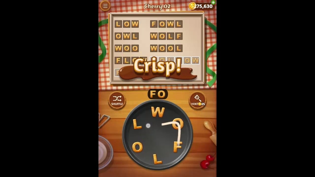 Word Cookies Cherry Pack Level 2 Answers