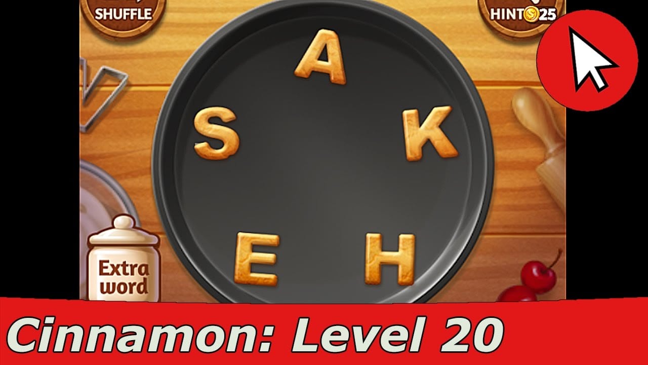 Word Cookies Cinnamon 20 Answers Guide