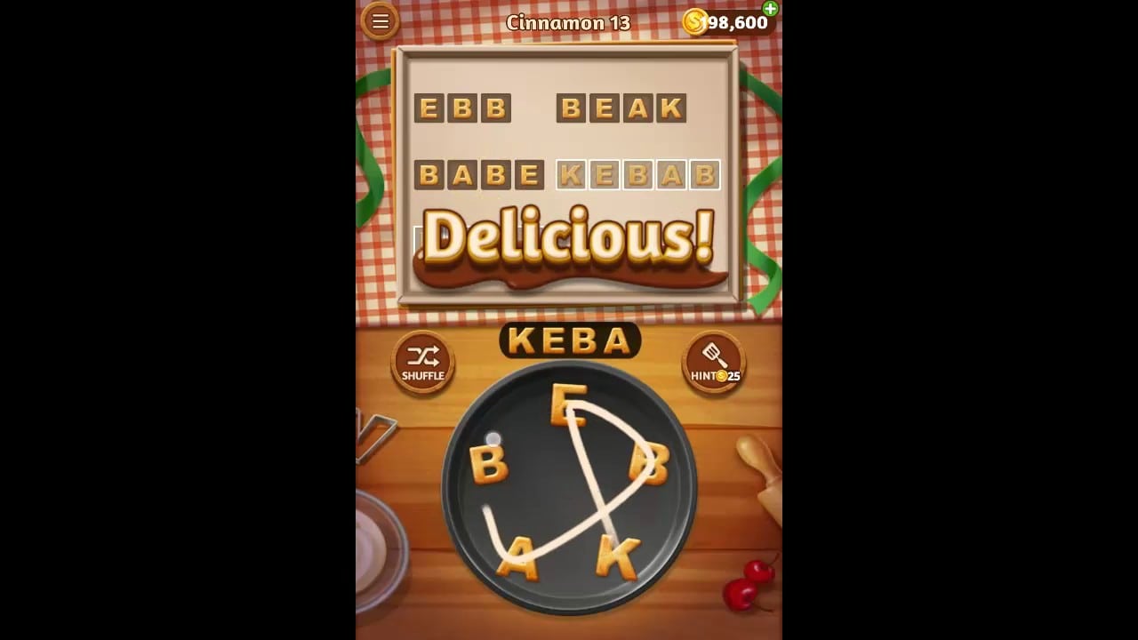 Word Cookies Cinnamon Pack Level 13 Answers