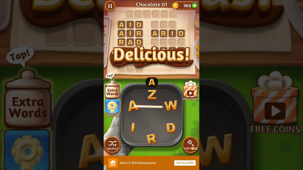 Word Cookies Commis Chef