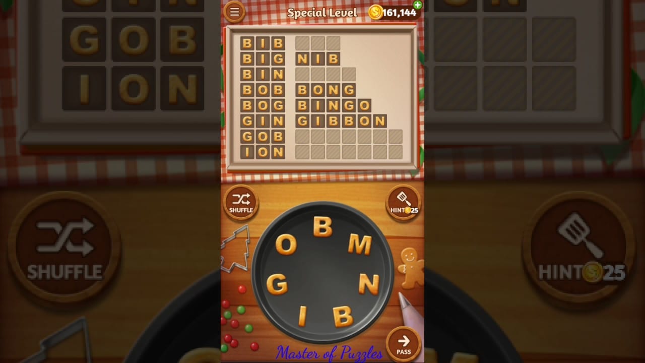 Word Cookies Cranberry Special Level Celebrity Chef Solved