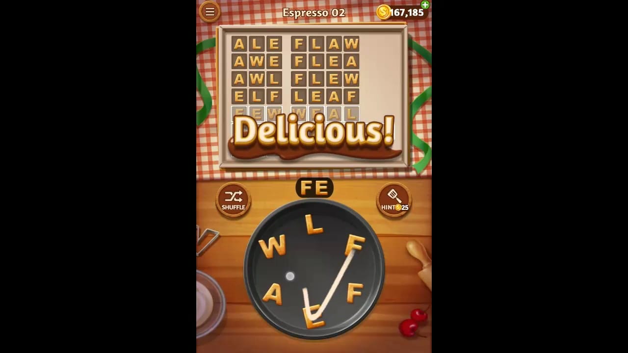 Word Cookies Espresso Pack Level 2 Answers