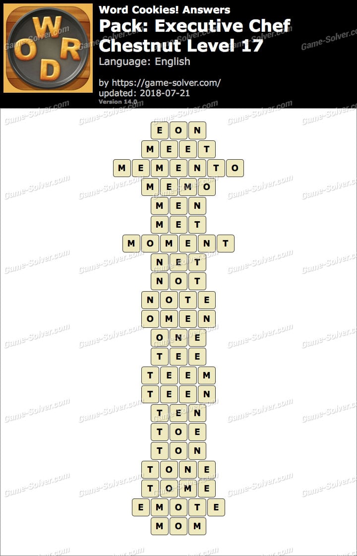 Word Cookies Executive Chef