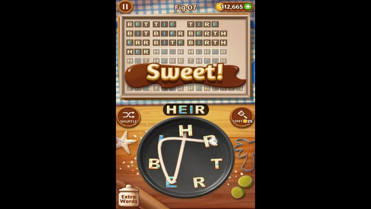 Word Cookies Fig Pack Level 7 Answers