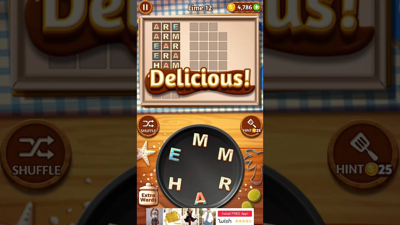 Word Cookies Lime 12