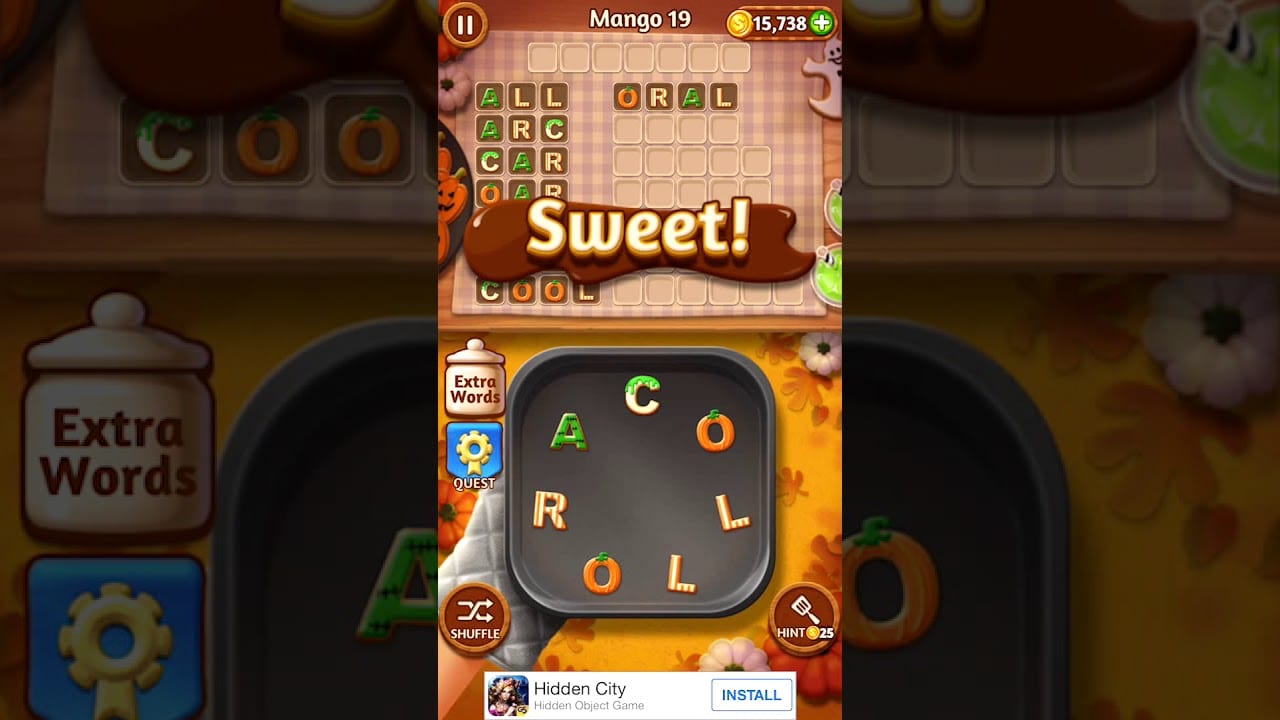 Word Cookies Mango 19