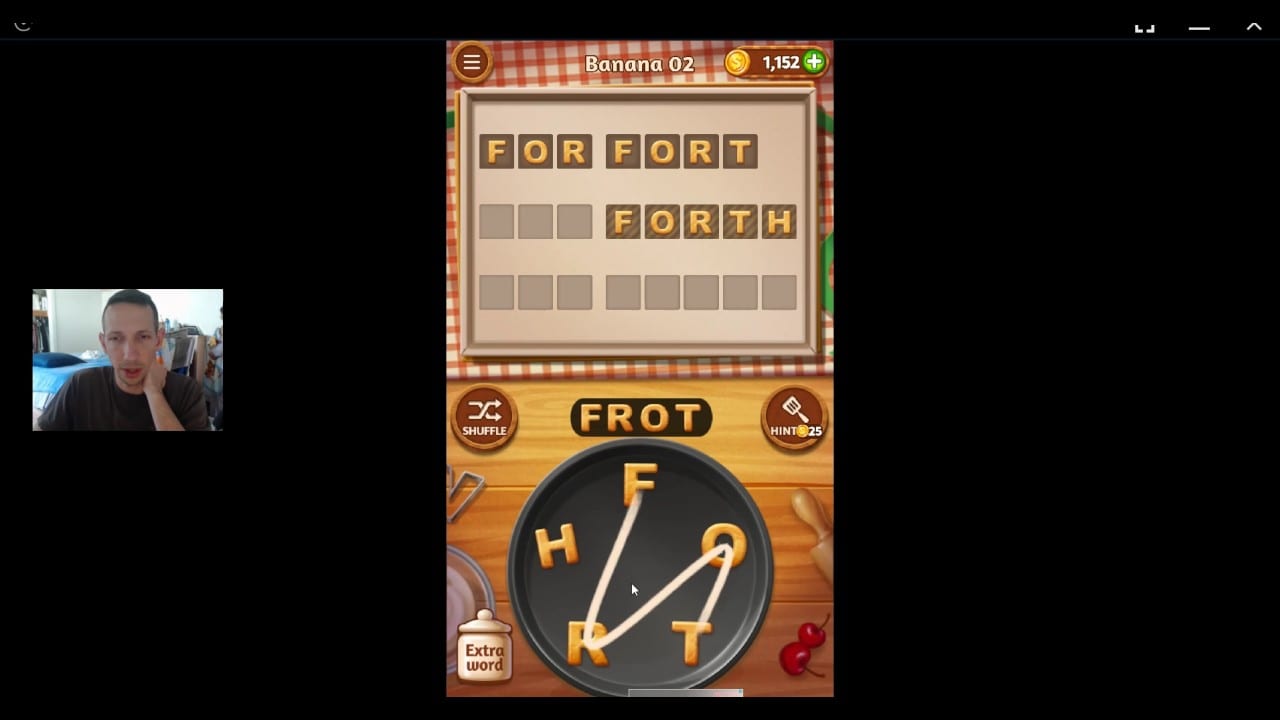 Word Cookies, Novice Chef, Banana (updated) Level 2 Solved