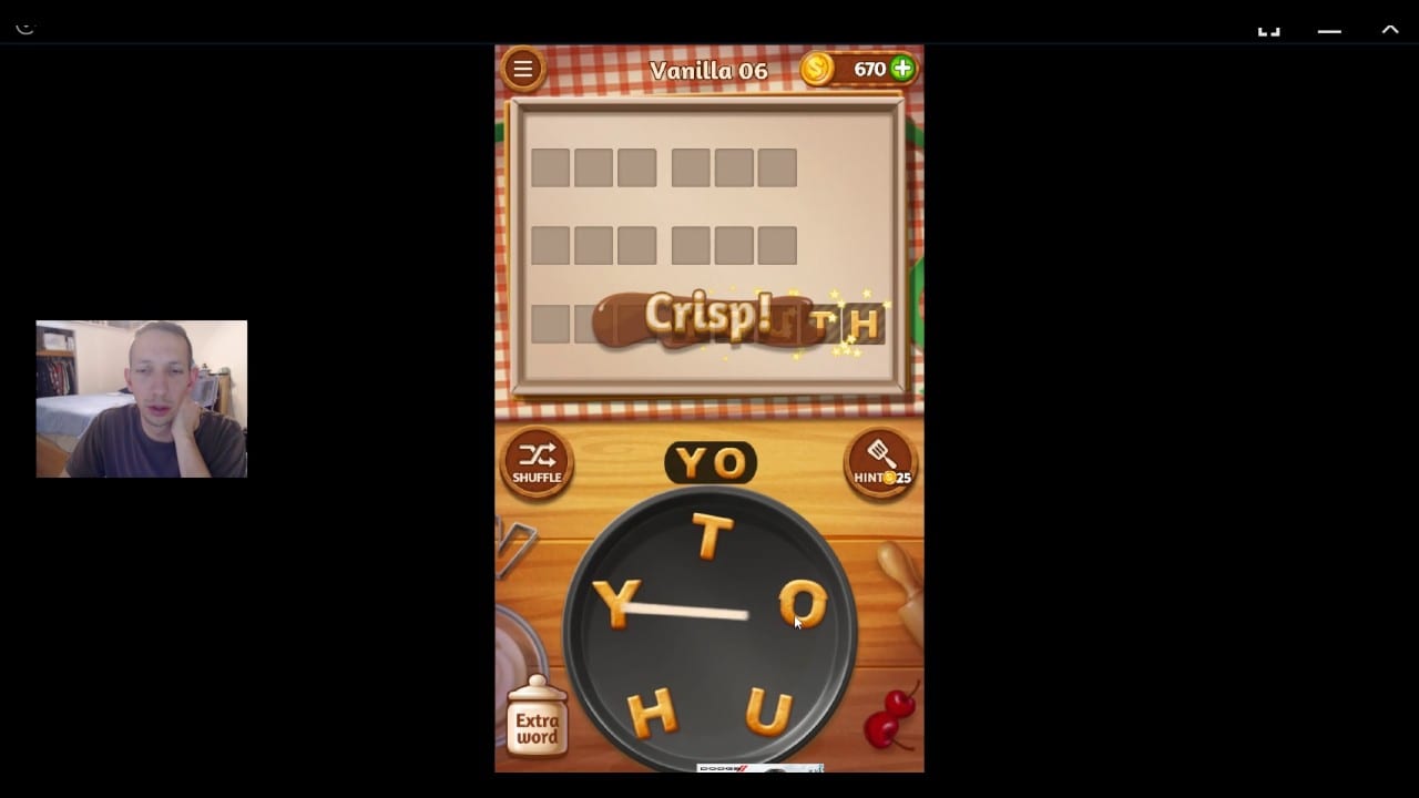 Word Cookies, Novice Chef, Vanilla (updated) Level 6 Solved