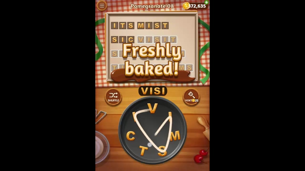Word Cookies Pomegranate Pack Level 8 Answers