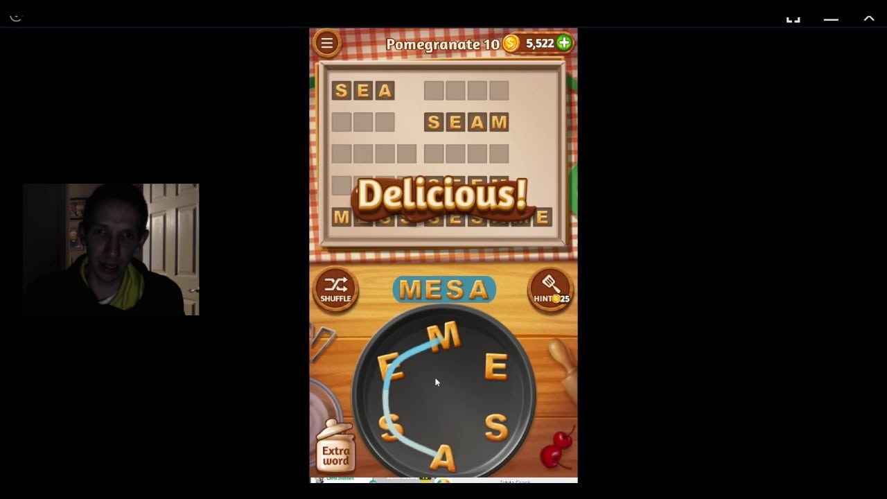 Word Cookies, Star Chef, Pomegranate Level 10