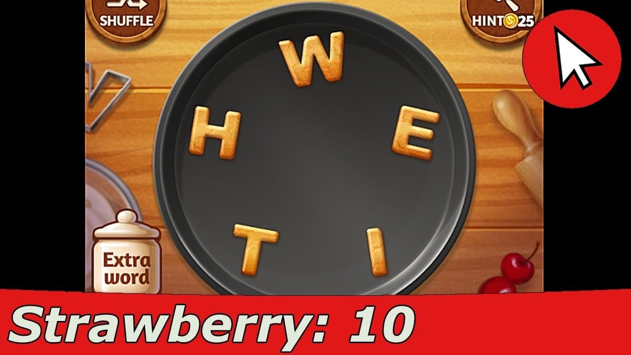 Word Cookies Strawberry 10 Answers Guide