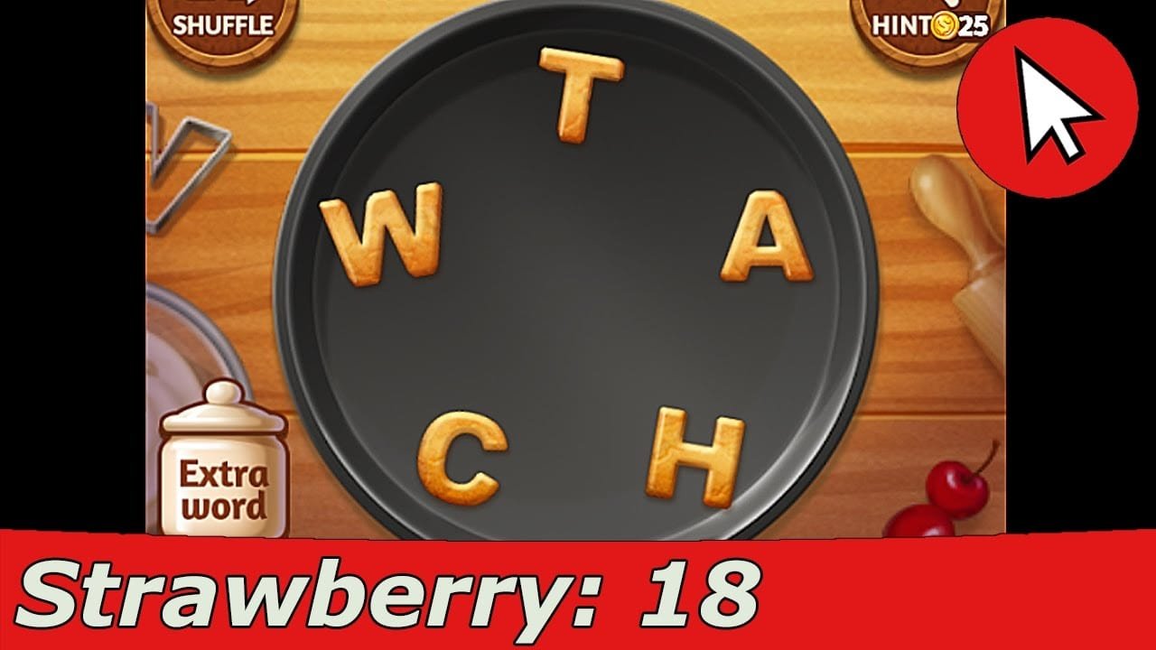 Word Cookies Strawberry 18 Answers Guide