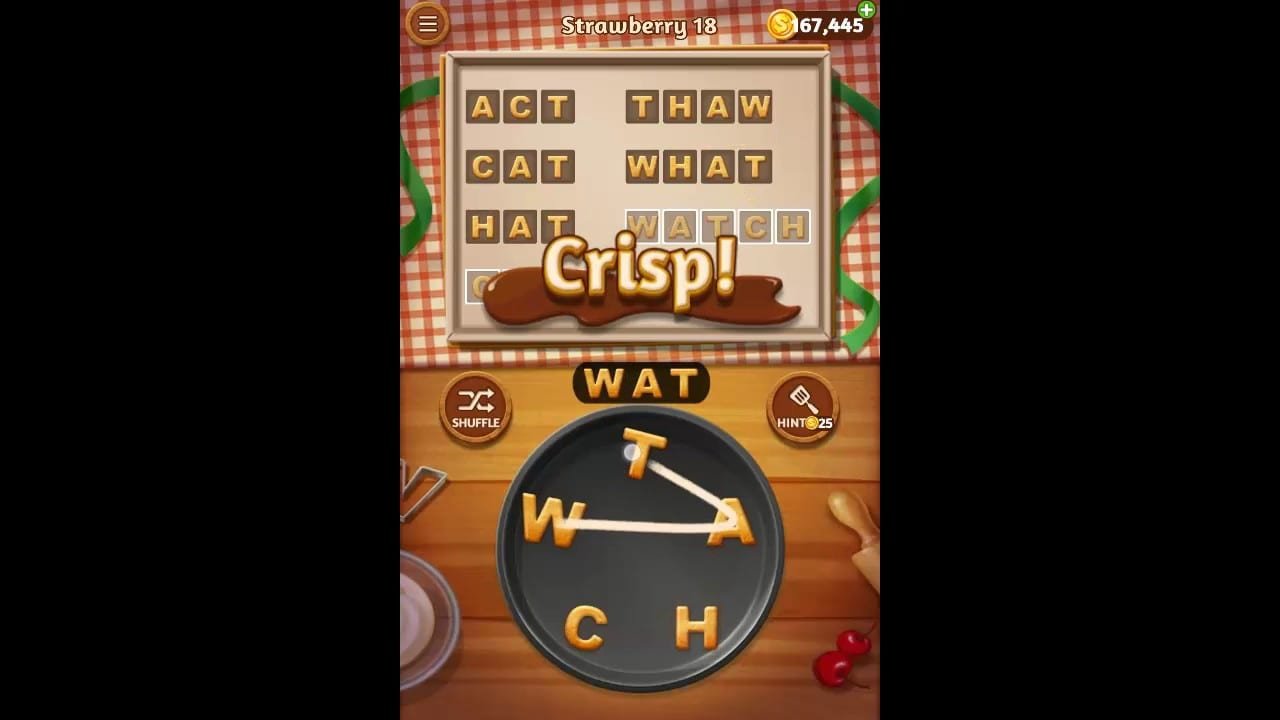 Word Cookies Strawberry Pack Level 18 Answers