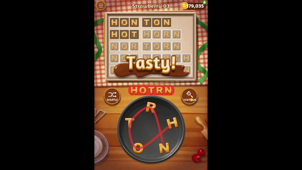 Word Cookies Strawberry Pack Level 3 Answers