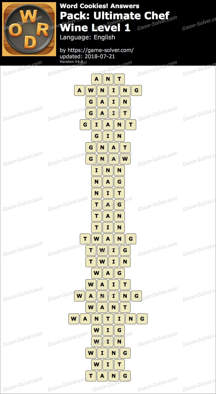 Word Cookies Ultimate Chef