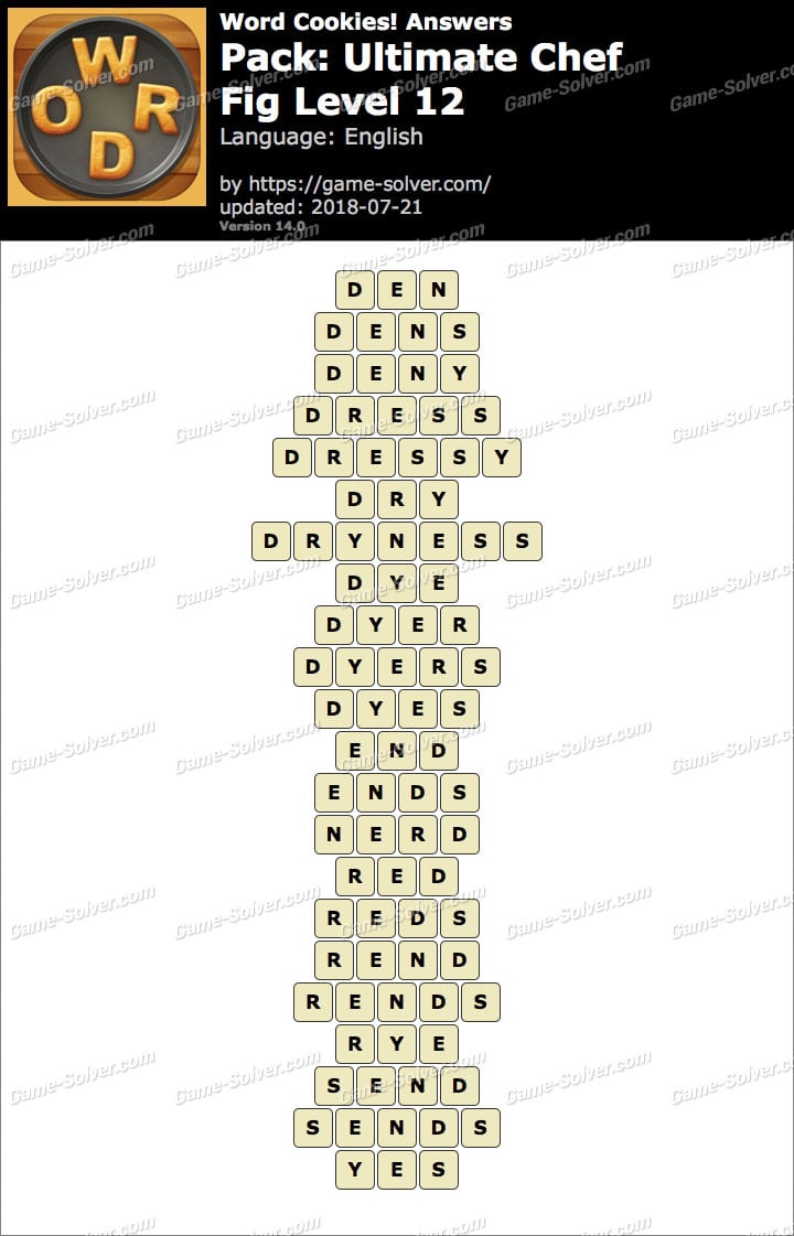 Word Cookies Ultimate Chef
